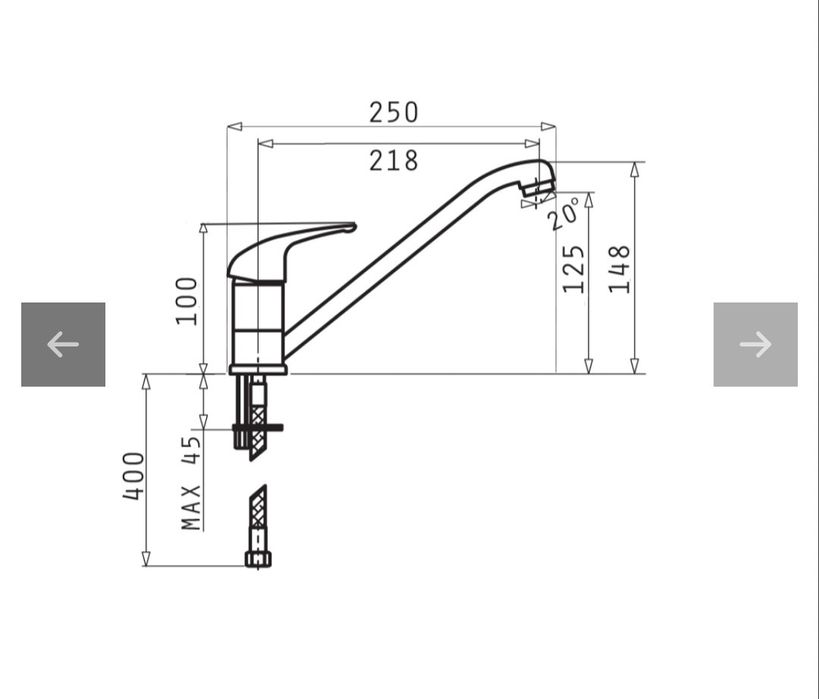 Baterie bucatarie Pyramis ASALIA