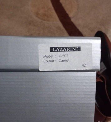 Нови обувки Lazarini 42 номер