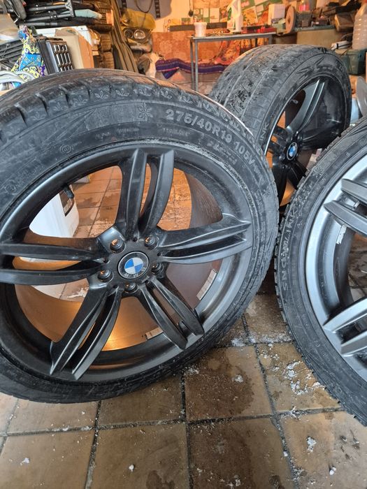 R19 без варки почти новые диски с резиной разноширокие