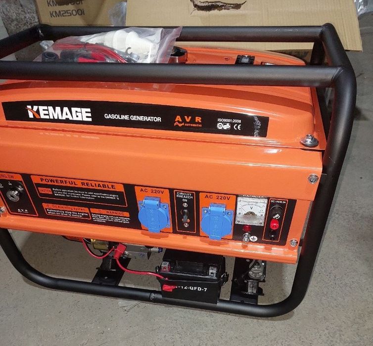 3 кВт генератор оригинал движок 220 в Kemage generator dvijok