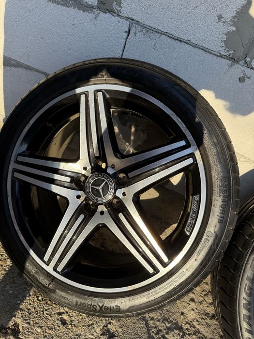 Vand jante Mercedes R18 in doua latimi cauciucuri vara