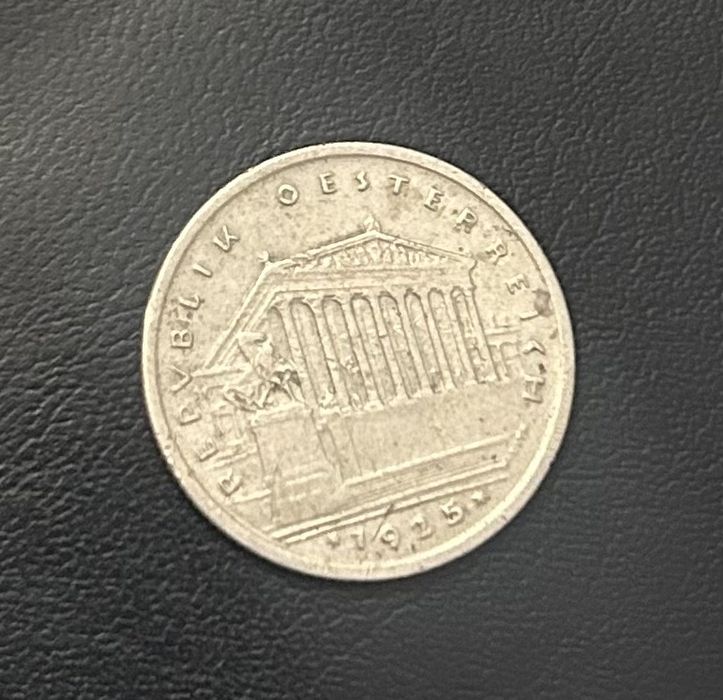 1 шиллинг Австрия 1925. Серебро