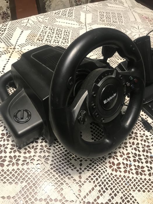 Педали и руль игровые Defender