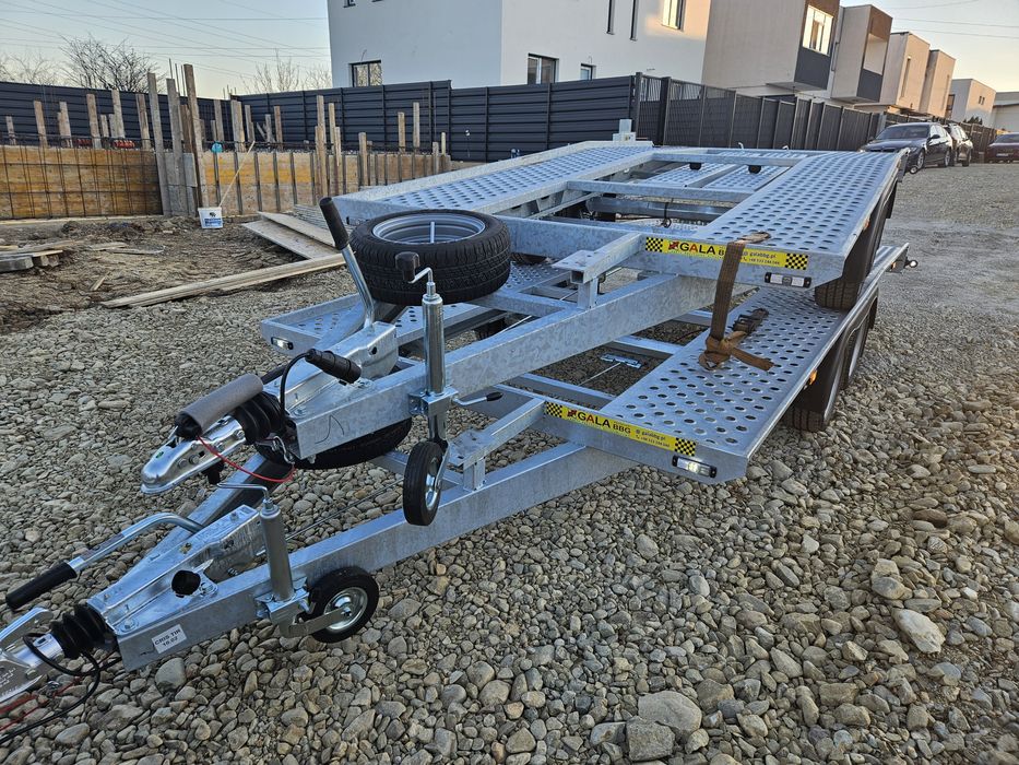 Platforma auto 4m ,trailer,slep Gala NOUA 2026 in stoc TVA inclus carte RAR