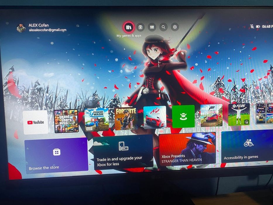 Vând un Xbox One S + un monitor LG Full HD 100Hz + un controller,incluse jocurile din imagine,si jocurile:
Gta 5
Forza horizon 5
Asseto Corsa
A way ou