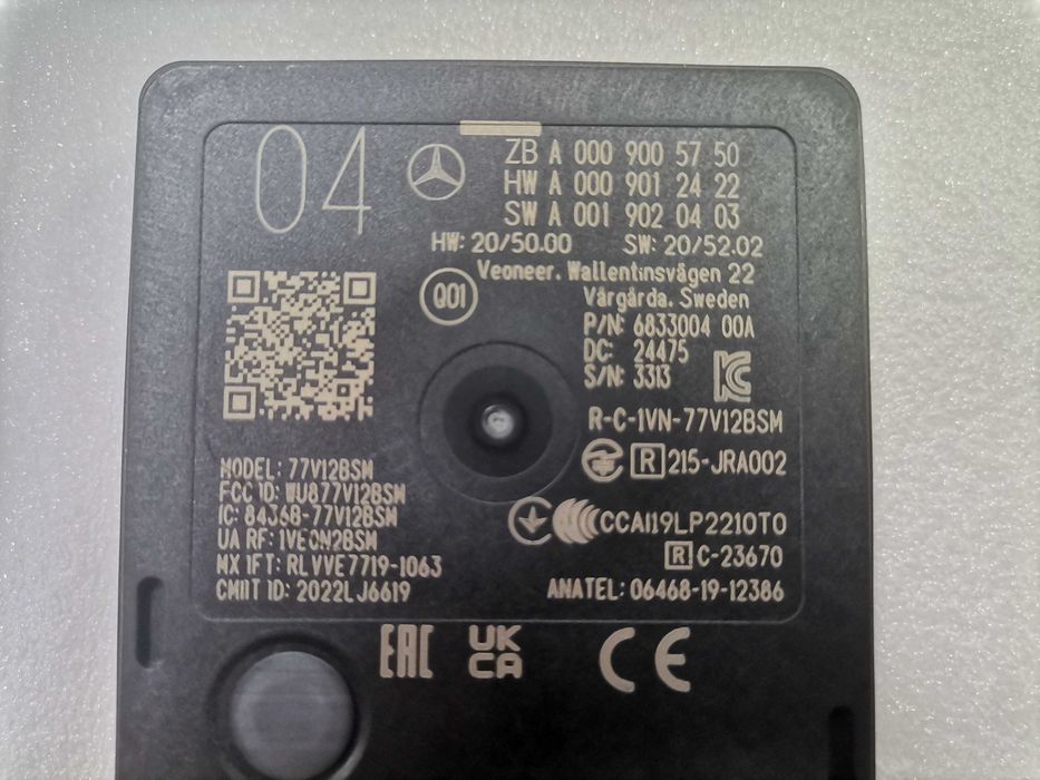 Нов Радар Mercedes A000/9005750 AMG GT W206 EQE EQS SL R232 CLE GLC 25