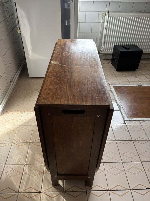 Masa pliabila lemn cu 4 scaune