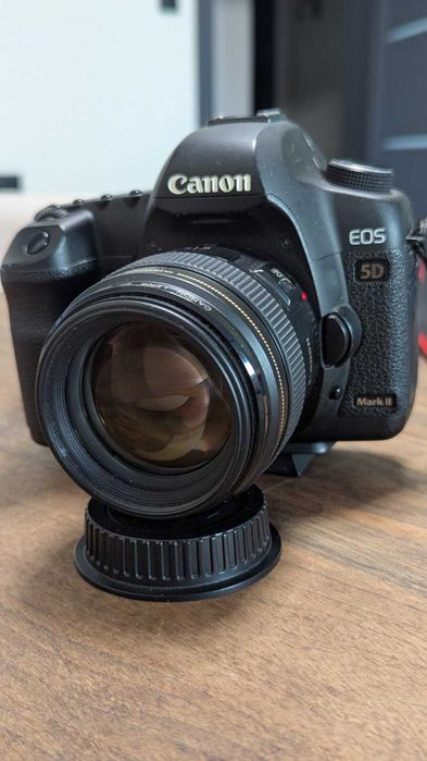 Canon 5D Mark II + Canon EF 85mm f/1.8 USM + TTL светкавица + Аксесоари
