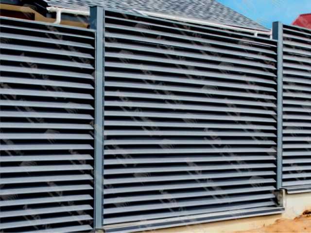 Забор жалюзи еврозабор