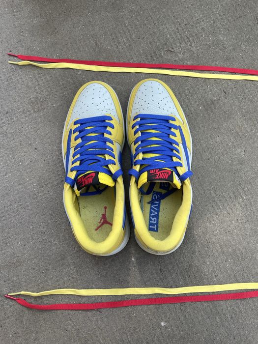 Jordan 1 Travis Canary Yellow