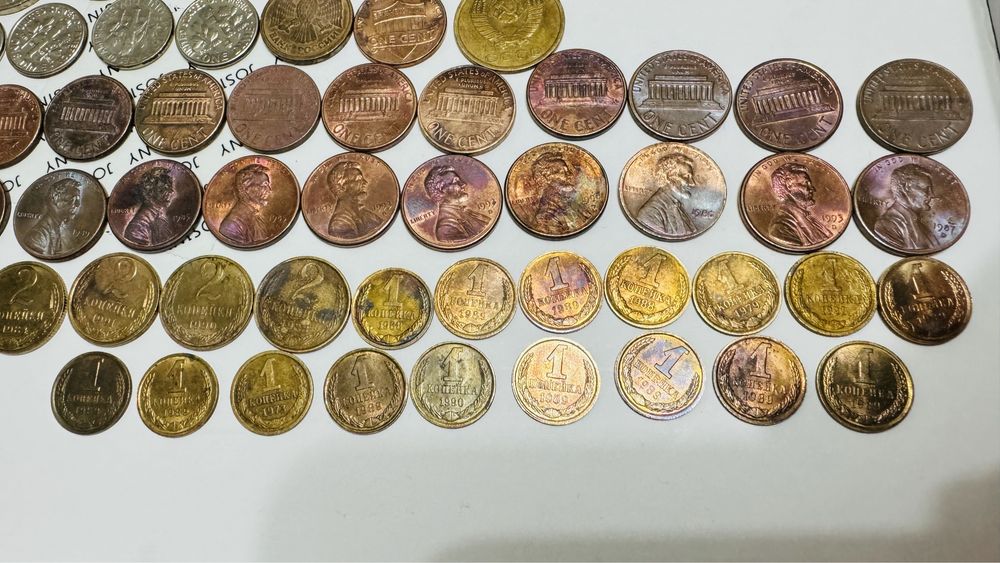 Старый и новый монеты