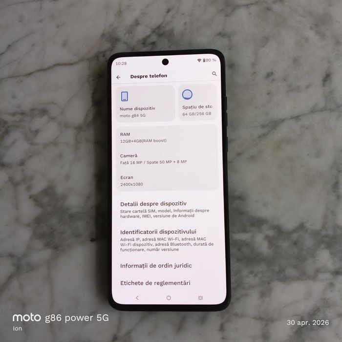 Vând,Motorola moto g84 5G