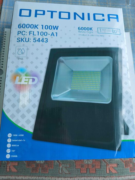 Proiector cu led smd de 100 W Optonica