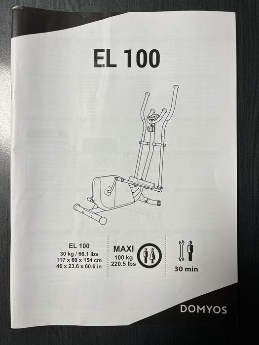 Bicicleta Eliptica Domyos EL 100 stare excelenta