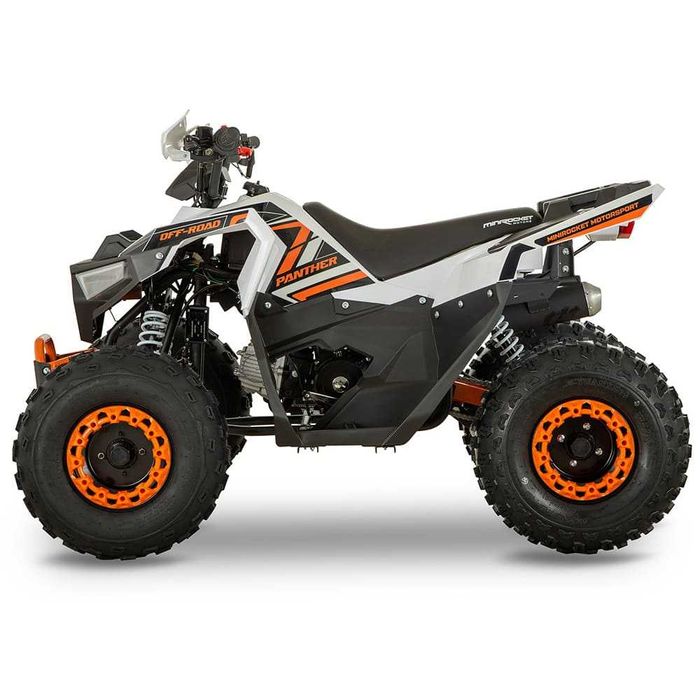 Atv 125cc Mini Rocket Panther 8" semi-automat 4T benzina portocaliu