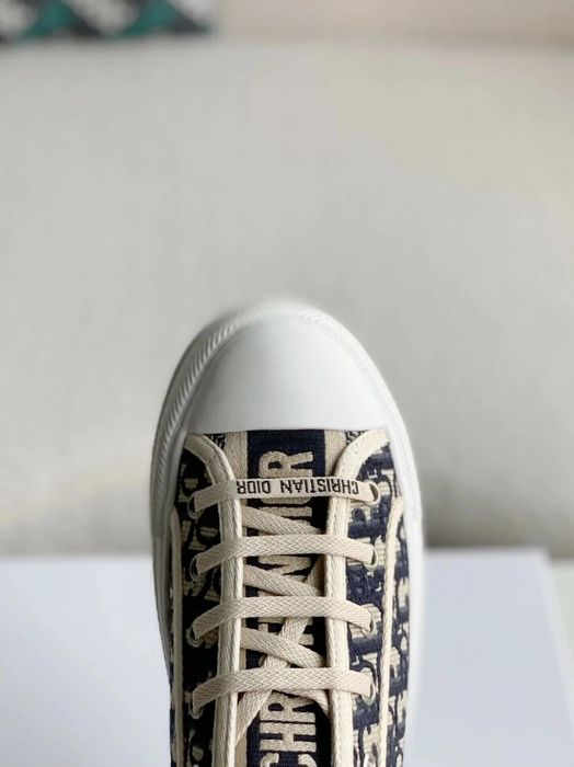 CD B23 Low-Top Sneaker "Navy/Black Dior Oblique"