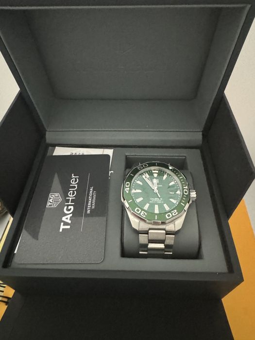 TAG Heuer Aquaracer Calibre 5 Automatic – Verde – Full Set