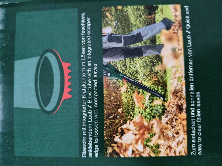 Suflanta frunze parkside 20v