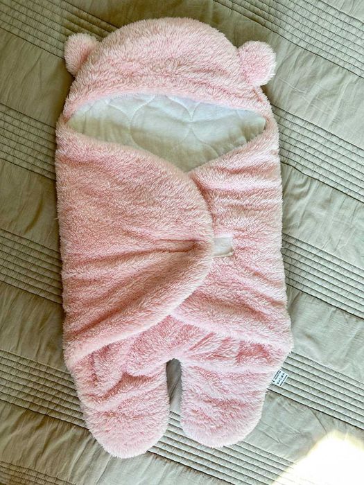 Комбинезон зимний TEDDI для новорождённых конверт с ножками