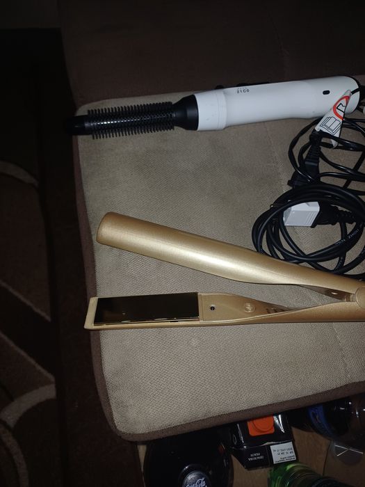 Маша преса+сешоар за къдрици