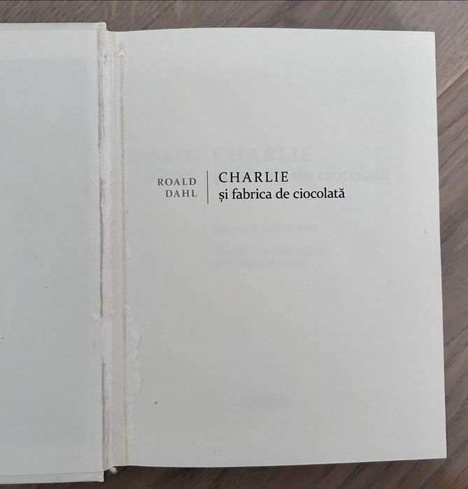 Carte Charlie și Fabrica de Ciocolată de Roald Dahl