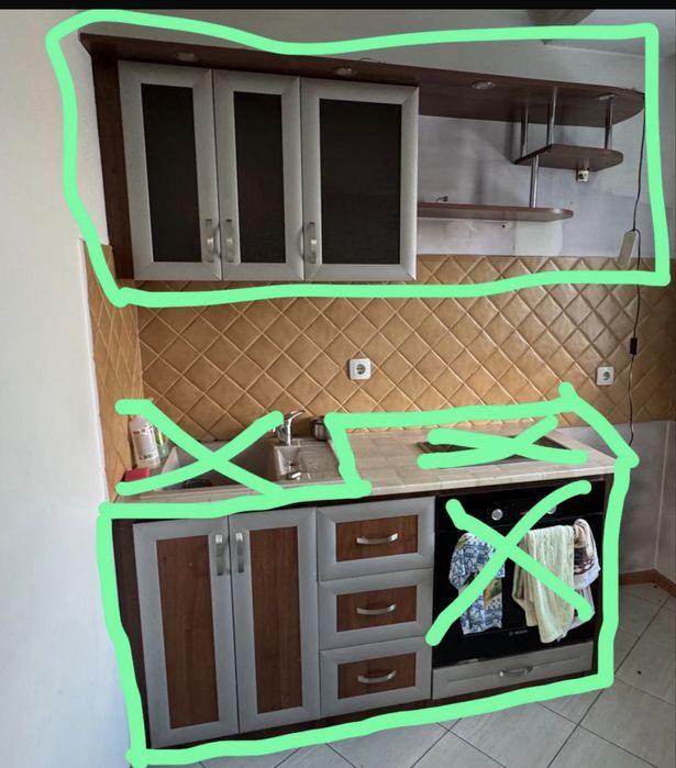 Отдам даром кухонный гарнитур