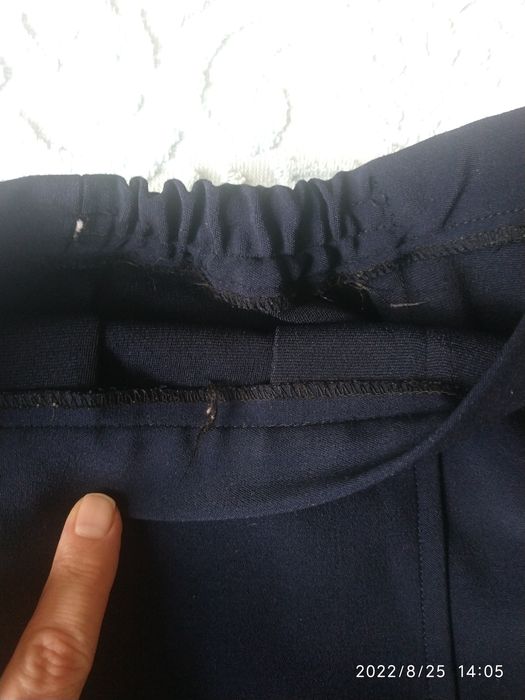 Школьная юбка синяя