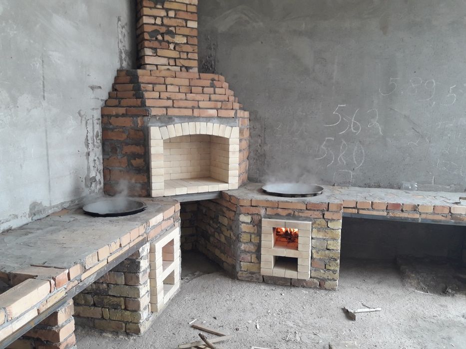 Строим очаги, мангал в любых видах, любой сложности и камины печки