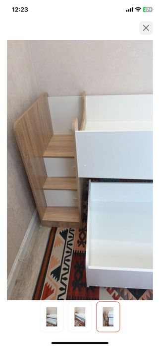 Детская двухъярусная кровать