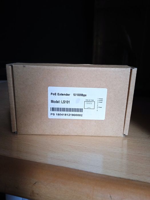 PoE Extender LS101 — удлинитель Ethernet/питания для IP-камер