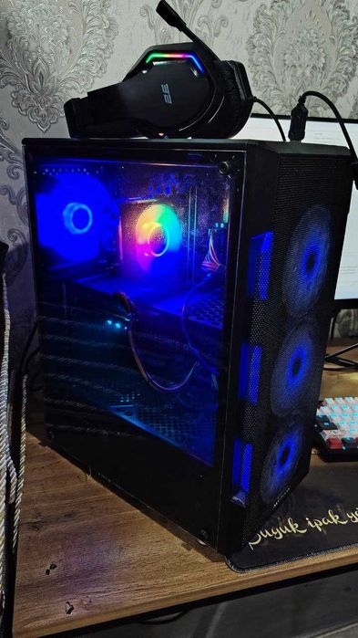 Продам мощный компьютер i5-12400F RTX 3070 Ti + монитор Лос 27″ 300 Гц