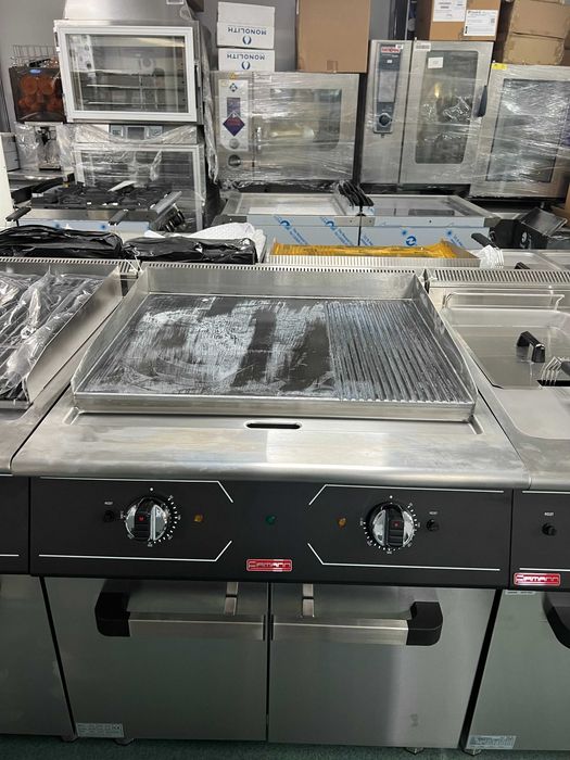 Firmann V7RG- Fry top; Plita gaz neteda-striata (linia 700)