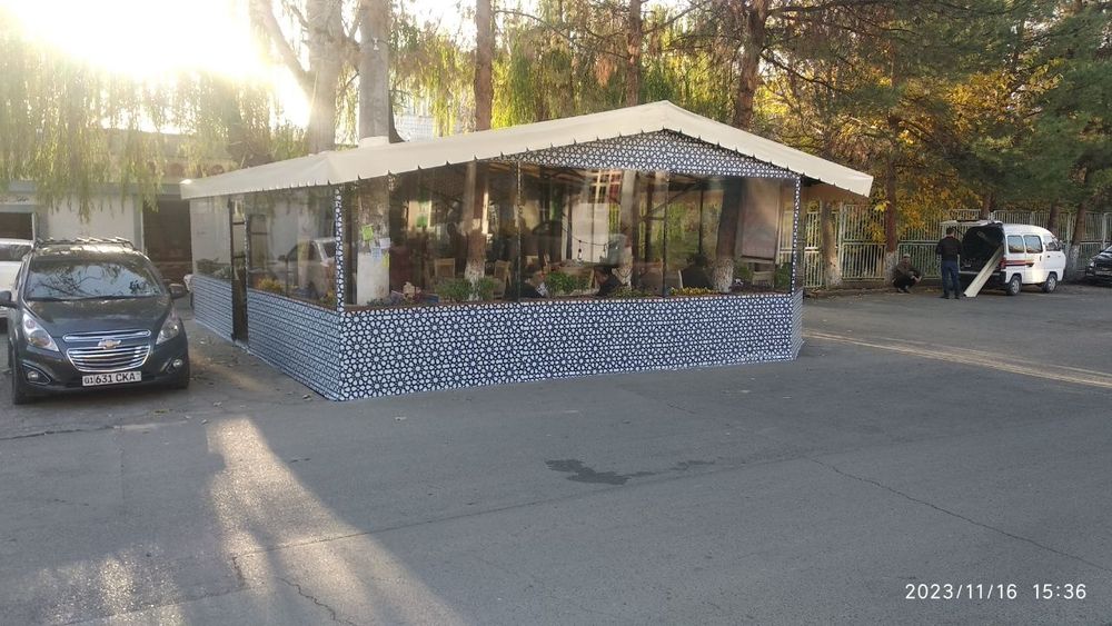 Установка банер салофан