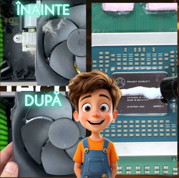 Reparatii/ mentenanta console laptopuri calculatoare