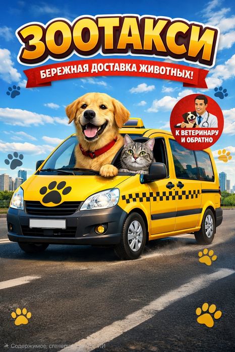 Зоотакси в Ташкенте