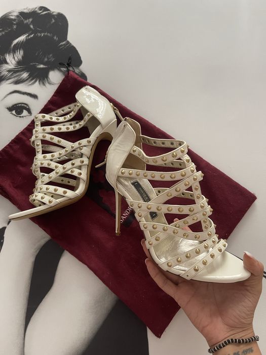 Sandale din piele Sandro Vicari