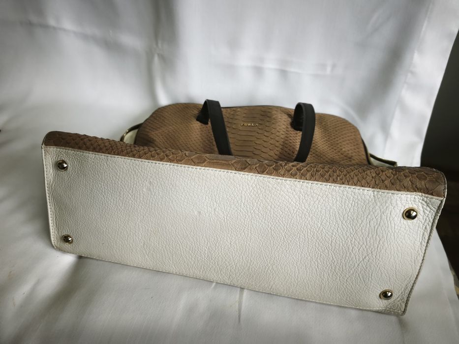 Furla, голяма чанта естествена кожа