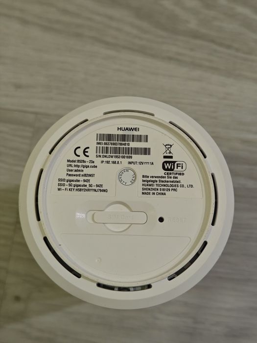 Huawei Gigacube LTE рутер B528 220/12v