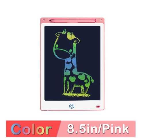 LCD Дъска за рисуване, детски таблет 8.5", цветна дъска, дигитален пад