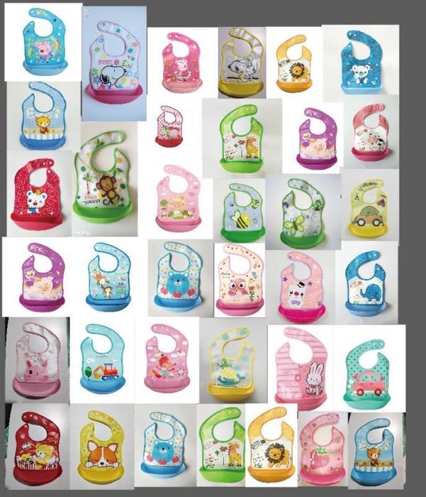 Клеенчатые слюнявчики