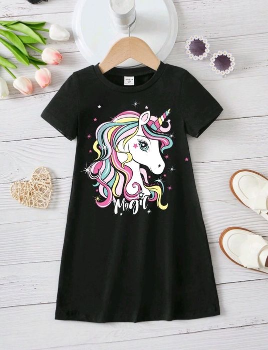 Две рокли с къс ръкав 122 см