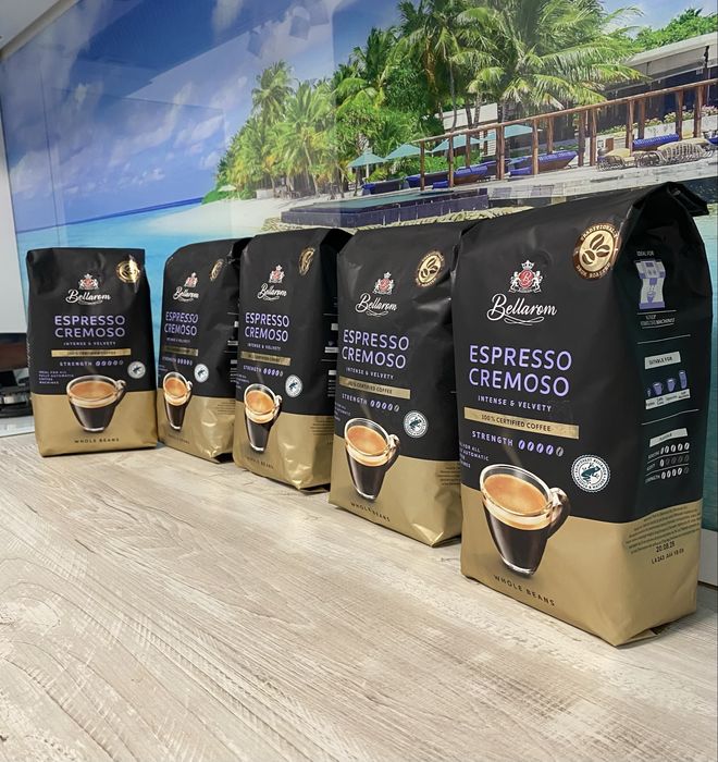 Cafea boabe espresso cremoso Bellarom, 1 kg (trimit prin curier)