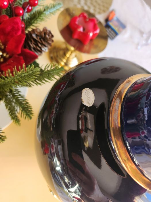 Ваза Кобалт и злато