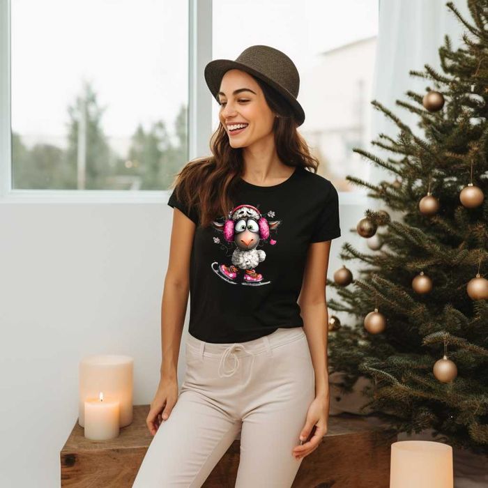 Дамски тениски със забавни овце, различни модели