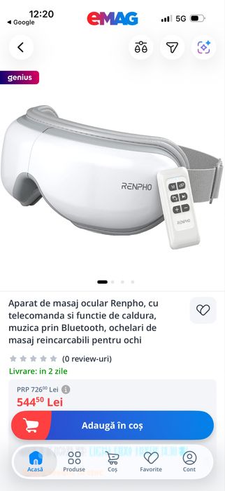 Ochelari Masaj Renpho noi