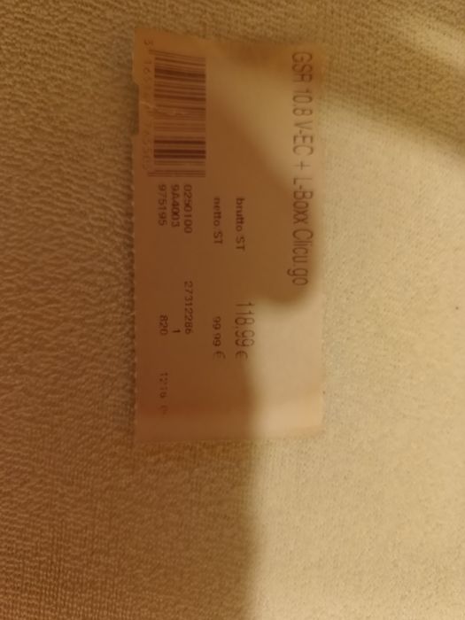 Bosch GSR 10,8v V-EC