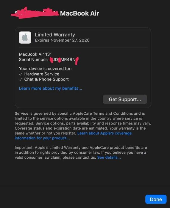 Продается macbook air m4 16/256