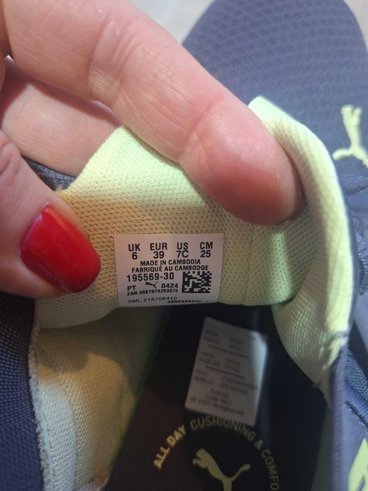 Adidasi Puma noi, nr.39