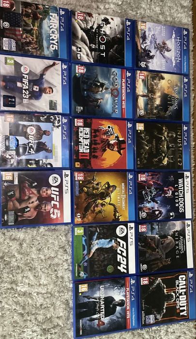 Продавам игри за Playstation4 и Playstation5