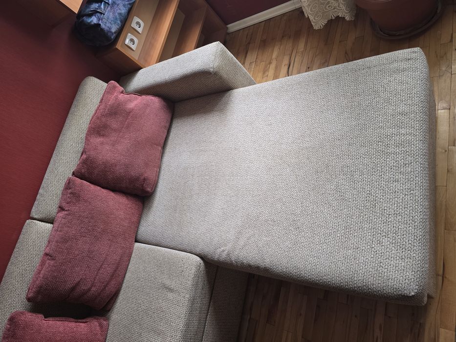 Ъглов диван от 2 части